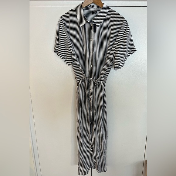 Vero Moda Striped Shirt Dress - Picture 1 of 16